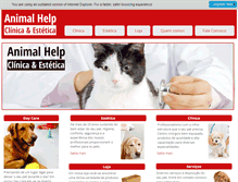 Tablet Screenshot of animalhelp.com.br